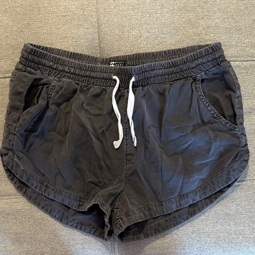 Billabong Charcoal Elastic Waist Shorts